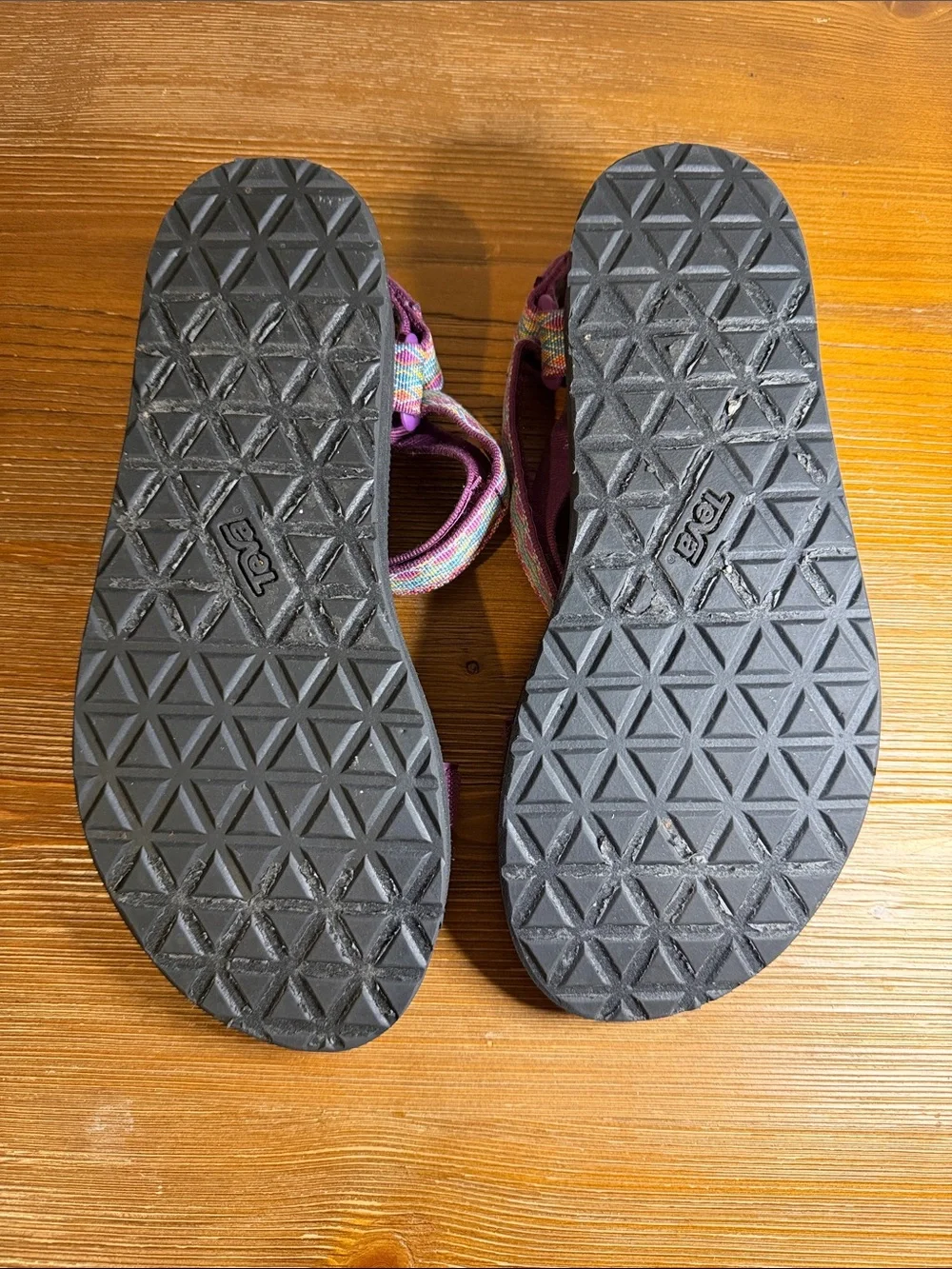Teva Womens Original Universal Sandal Miramar Fade Dark Purple Multi Sz 10
